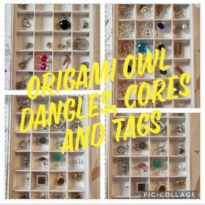 5/$21 🦉 ORIGAMI OWL DANGLES, CORES AND EARRINGS NWOT
